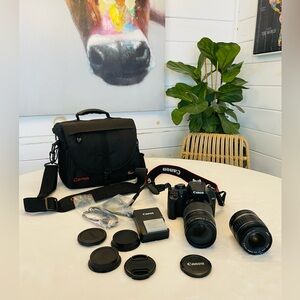 Canon Rebel XS DSLR – Clean, Reliable, Great full Starter Kit. WITH ZOOM LENS.